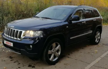 Дефлекторы окон (ветровики) Jeep Grand Cherokee III (WK2) 2010 ХРОМ.МОЛДИНГ (Джип Гранд Чирокки) Кобра Тюнинг